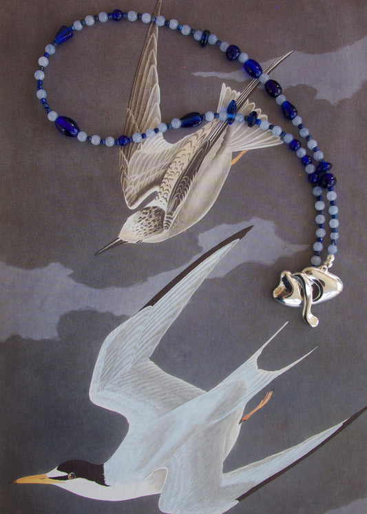 Blue Jay pendant - One of a Kind Pendant