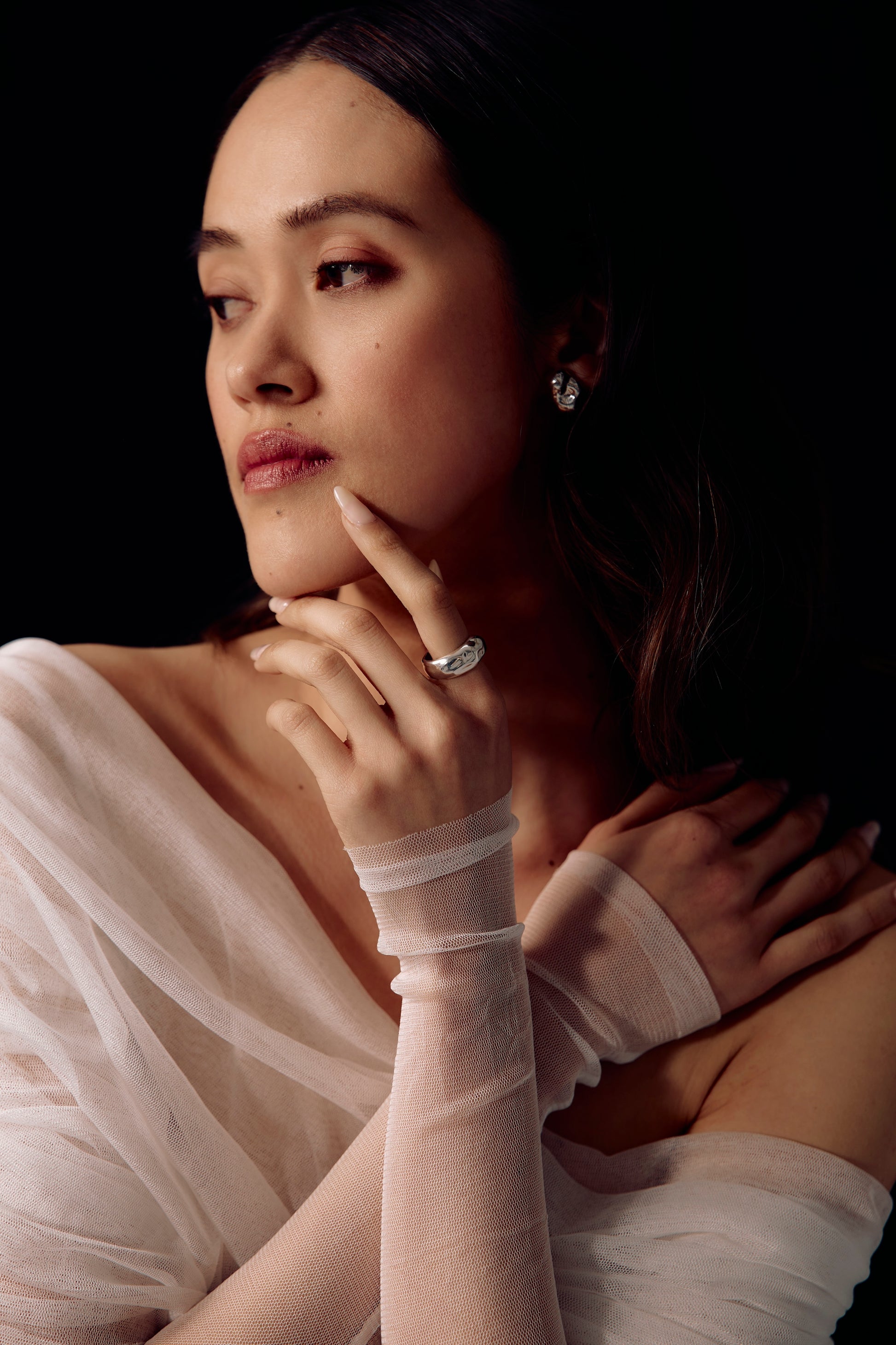 Sterling silver Flora Ring by SÉOLA Atelier, handmade in Montreal