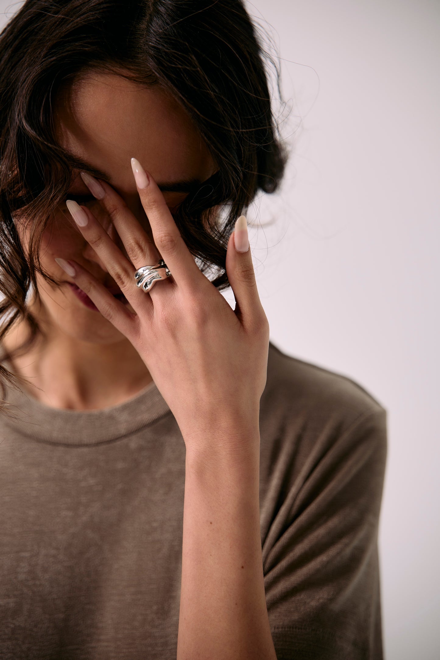 Marianne Ring by SÉOLA Atelier, bold ring handcrafted in sterling silver
