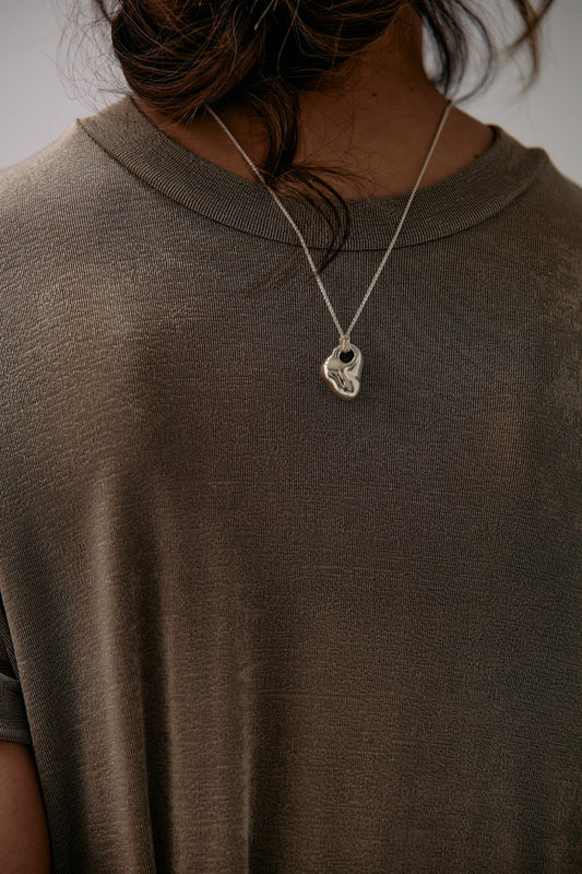 Sterling silver Maris pendant by SÉOLA Atelier, handmade in Montreal