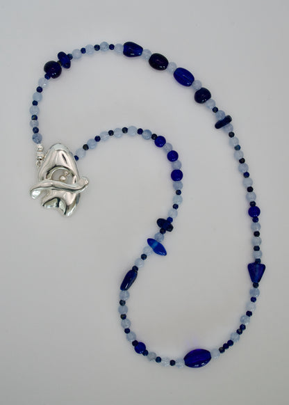 Blue Jay pendant - One of a Kind Pendant
