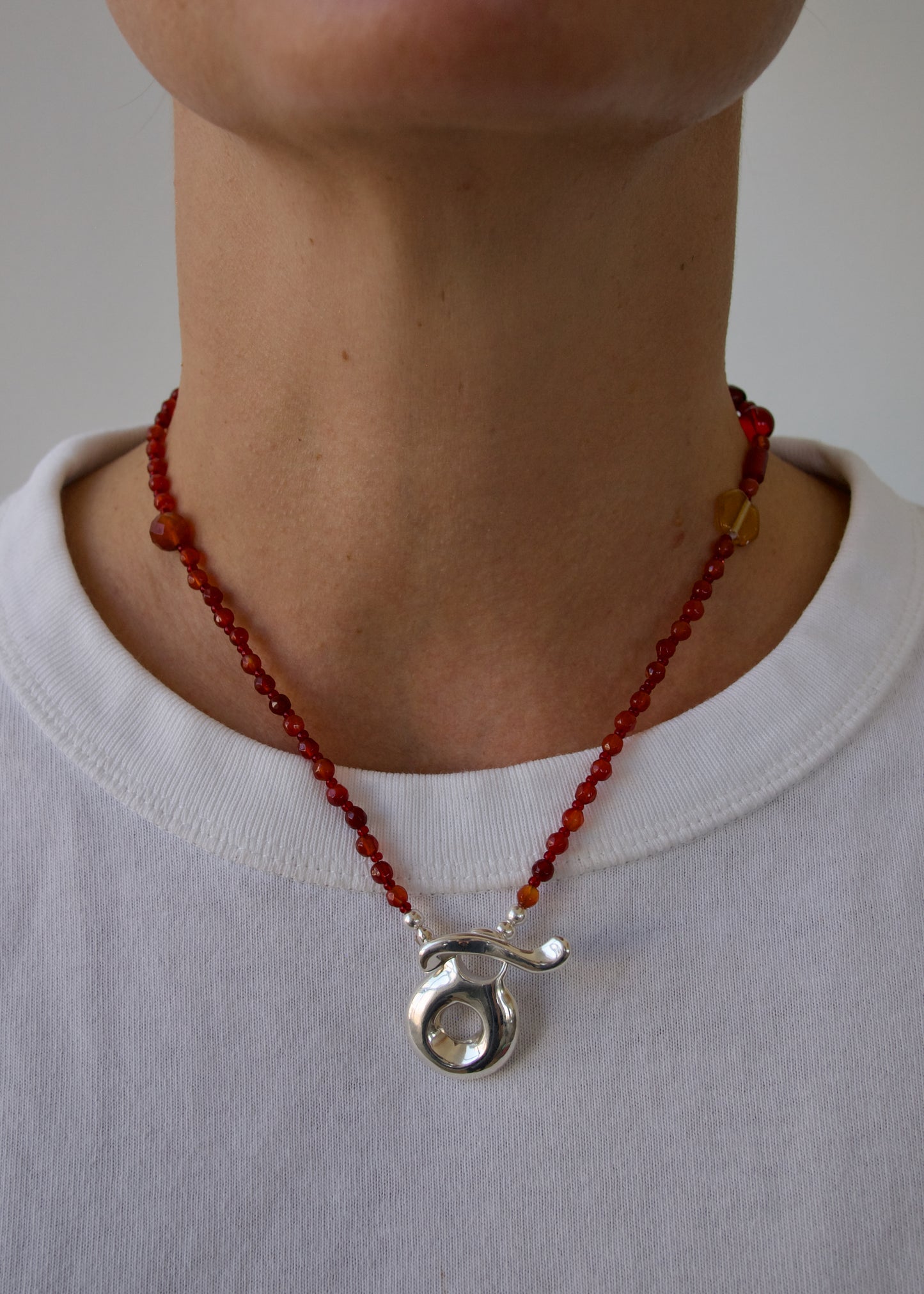 Cardinal pendant - One of a Kind Pendant